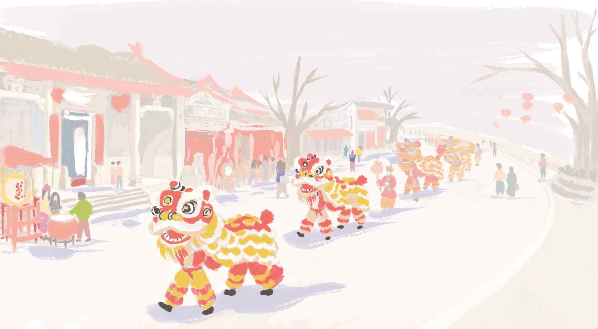 广东醒狮舞闹新春：传统民俗文化的生动演绎-峰峦文旅景区有限公