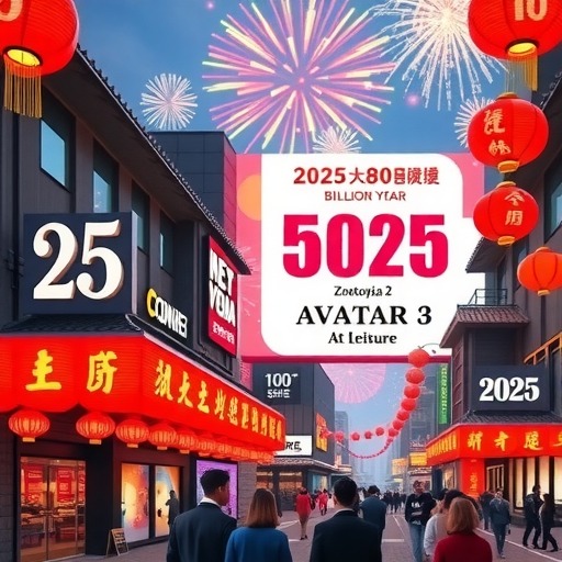 2025年贺岁档档期票房破50亿 《疯狂动物城2》《阿凡达3》《得闲谨制》分列前三