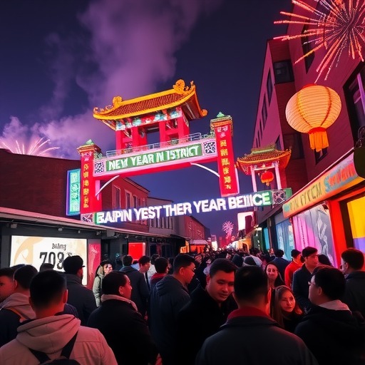 科技与艺术交融点亮北京798跨年夜-峰峦文旅景区有限公司