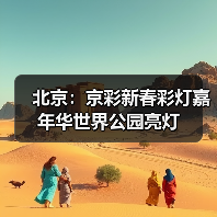 北京：京彩新春彩灯嘉年华世界公园亮灯（图3）
