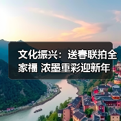 文化振兴：送春联拍全家福 浓墨重彩迎新年（图2）