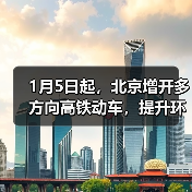 1月5日起，北京增开多方向高铁动车，提升环京市郊通勤体验（图3）