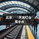 北京：“天宫灯会”点亮冬夜（图1）