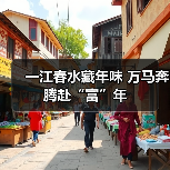 一江春水藏年味 万马奔腾赴“富”年(图4) 一江春水藏年味 万马奔腾赴“富”年(图4)