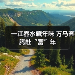 一江春水藏年味 万马奔腾赴“富”年