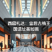 西藏札达：雪后古格王国遗址美如画