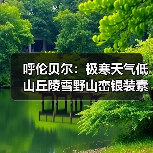 呼伦贝尔：极寒天气低山丘陵雪野山峦银装素裹（图2）