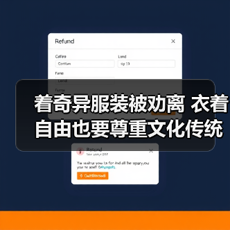 着奇异服装被劝离 衣着自由也要尊重文化传统（图4）