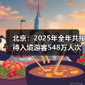 北京：2025年全年共接待入境游客548万人次（图2）