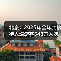 北京：2025年全年共接待入境游客548万人次（图3）