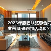 2026年版团队旅游合同发布 明确购物活动和另行付费旅游项目规则（图2）