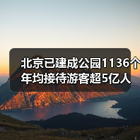北京已建成公园1136个 年均接待游客超5亿人次（图2）