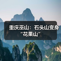 重庆巫山：石头山变身“花果山”（图4）