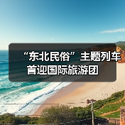 “东北民俗”主题列车首迎国际旅游团(图2) “东北民俗”主题列车首迎国际旅游团(图2)