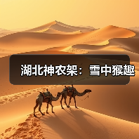 湖北神农架：雪中猴趣