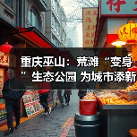 重庆巫山：荒滩“变身”生态公园 为城市添新景（图4）