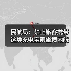民航局：禁止旅客携带这类充电宝乘坐境内航班（图1）