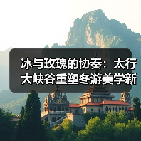太行大峡谷冬日冰雪奇观绽放浪漫-峰峦文旅景区有限公司