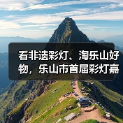 非遗彩灯融合电商乐山打造沉浸式消费新场景-峰峦文旅景区有限公司