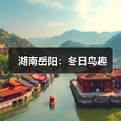 湖南岳阳东古湖湿地候鸟生态画卷-峰峦文旅景区有限公司