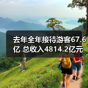 去年全年接待游客67.6亿 总收入4814.2亿元(图4) 去年全年接待游客67.6亿 总收入4814.2亿元(图4)