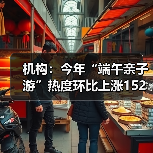 机构：今年“端午亲子游”热度环比上涨152%（图2）