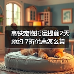 高铁宠物托运提前2天预约 7折优惠怎么算（图4）
