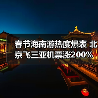 春节海南游热度爆表 北京飞三亚机票涨200%(图4) 春节海南游热度爆表 北京飞三亚机票涨200%(图4)