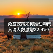 免签政策如何推动海南入境人数激增22.4%?(图1) 免签政策如何推动海南入境人数激增22.4%?(图1)