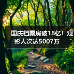 国庆档票房破18亿！观影人次达5007万（图4）