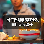 端午档期票房破4亿，同比大幅增长（图1）
