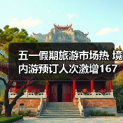 五一假期旅游热：境内游预订激增，铁路列车成新选择-辰飞雨峰峦文旅景区网