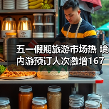 五一假期旅游市场热 境内游预订人次激增167%(图4) 五一假期旅游市场热 境内游预订人次激增167%(图4)