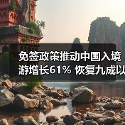 免签政策推动中国入境游增长61% 恢复九成以上(图4) 免签政策推动中国入境游增长61% 恢复九成以上(图4)
