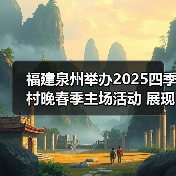 福建泉州举办2025四季村晚春季主场活动 展现乡村振兴新风貌（图2）