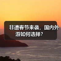非遗春节来袭，国内外游如何选择？（图4）