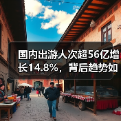 国内出游人次超56亿增长14.8%,背后趋势如何?(图4) 国内出游人次超56亿增长14.8%,背后趋势如何?(图4)