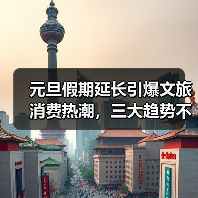 元旦假期延长引爆文旅消费热潮,三大趋势不可错过(图2) 元旦假期延长引爆文旅消费热潮,三大趋势不可错过(图2)