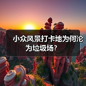 小众风景打卡地为何沦为垃圾场?(图4) 小众风景打卡地为何沦为垃圾场?(图4)