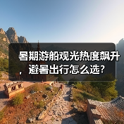 暑期游船观光热度飙升，避暑出行怎么选？