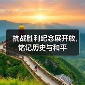 抗战胜利纪念展开放，铭记历史与和平