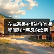 花式避暑+情绪价值 暑期旅游消费风向焕新
