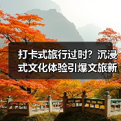 打卡式旅行过时？沉浸式文化体验引爆文旅新趋势