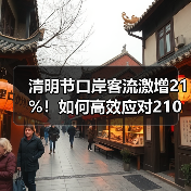 清明节口岸客流激增21%！如何高效应对210万人次挑战？