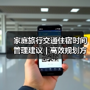 家庭旅行交通住宿时间管理建议 | 高效规划方法