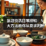 旅游资讯日常经验:5大方法教你从需求判断到使用维护(图1) 旅游资讯日常经验:5大方法教你从需求判断到使用维护(图1)