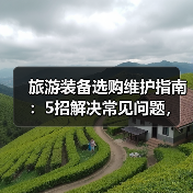 旅游装备选购维护指南:5招解决常见问题,旅行更省心(图3) 旅游装备选购维护指南:5招解决常见问题,旅行更省心(图3)