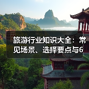 旅游行业知识大全:常见场景、选择要点与6大方法(图2) 旅游行业知识大全:常见场景、选择要点与6大方法(图2)