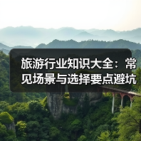 旅游行业知识大全:常见场景与选择要点避坑指南(图2) 旅游行业知识大全:常见场景与选择要点避坑指南(图2)