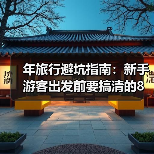 年旅行避坑指南：新手游客出发前要搞清的8个花钱误区